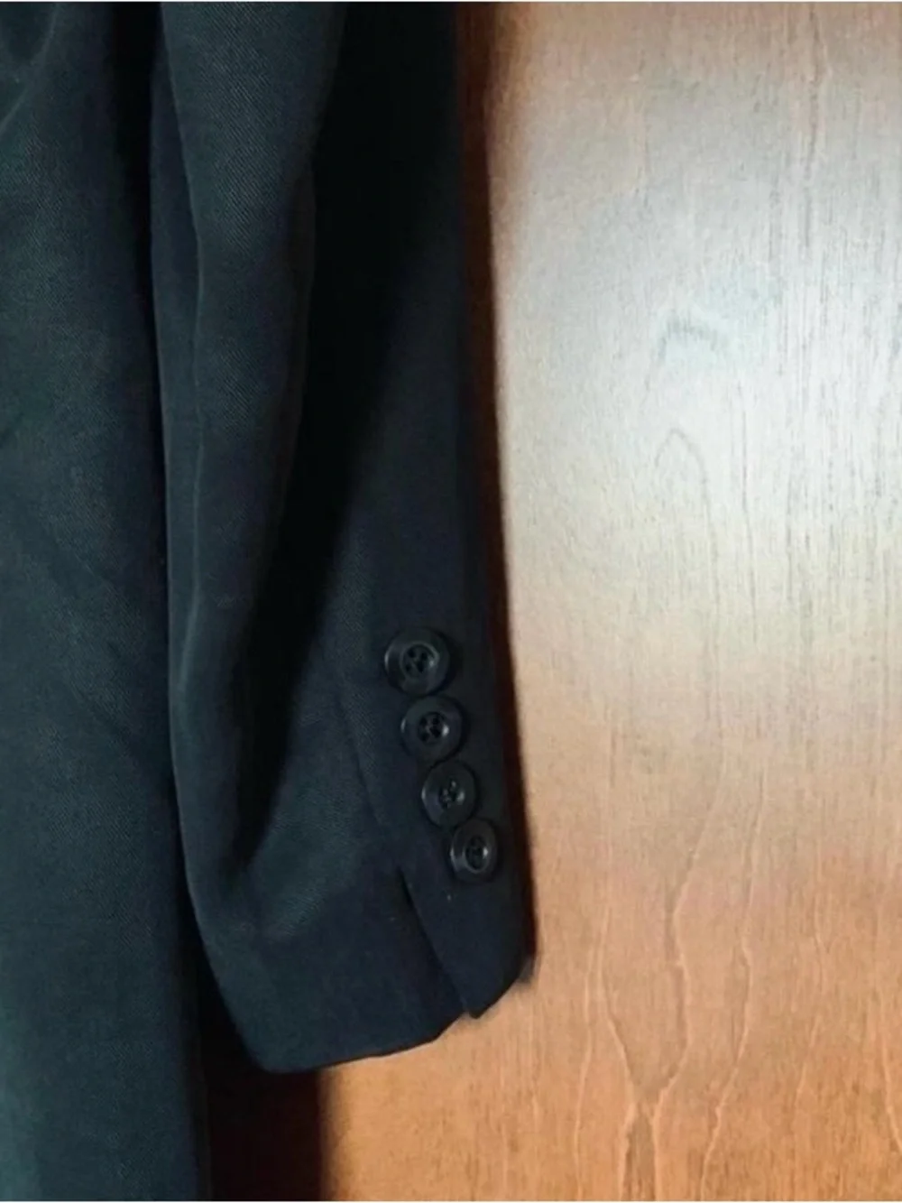 Vintage Lauren Ralph Lauren Mens Size 42R Black Sport Coat Blazer Made In Canada